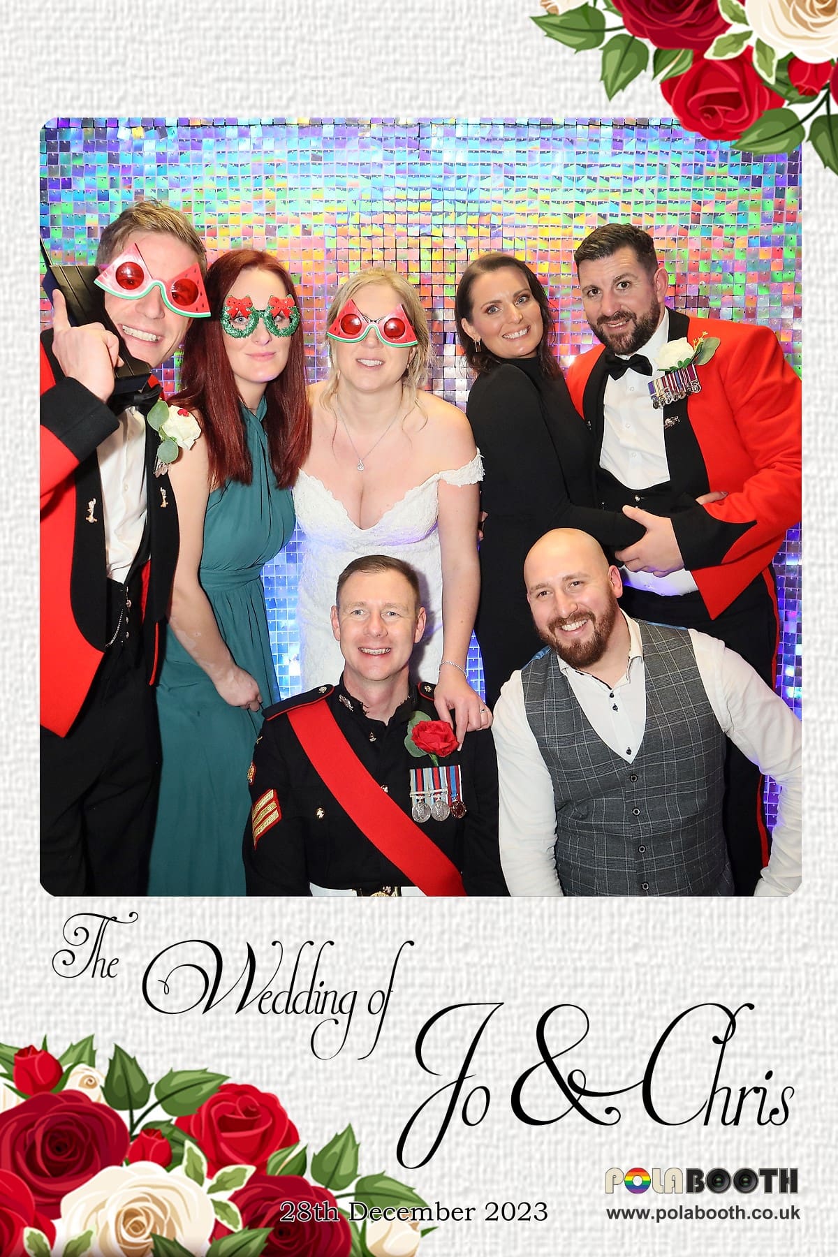 Jo & Chris, Leez Priory, Chelmsford, Essex Photo booth Hire