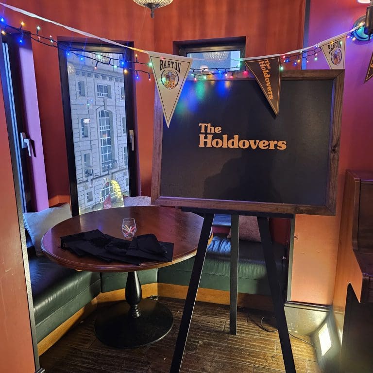 The Holdovers, Piccadilly Circus, Central London photo booth Hire